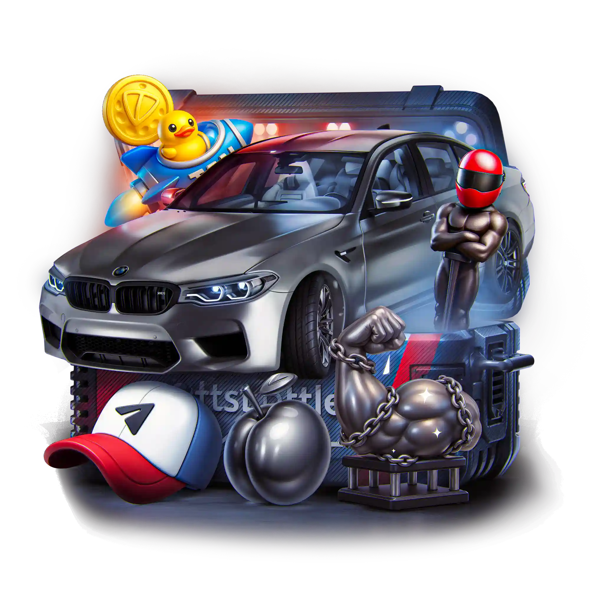 Кейс BMW M5 F90 — Telegram подарки Gifts Battle